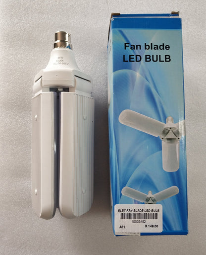 Energy-Efficient 36w 6500k AC220v Fan Blade Type Deformable LED Bulb - Electromann SA