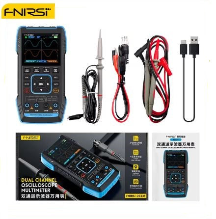 DEMO FNIRSI 2C23T Digital Oscilloscope Multimeter+ DDS Signal Generator - Electromann SA