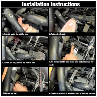 Short Shift Shifter Kit for Volkswagen Jetta/Golf 1983-1999 - Electromann SA