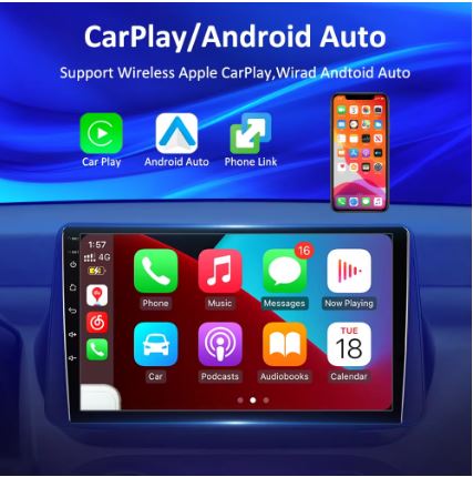 iCreative Android 10 Multimedia Navigation Car Radio for Ford Ranger 2015 - 2020 - Electromann SA