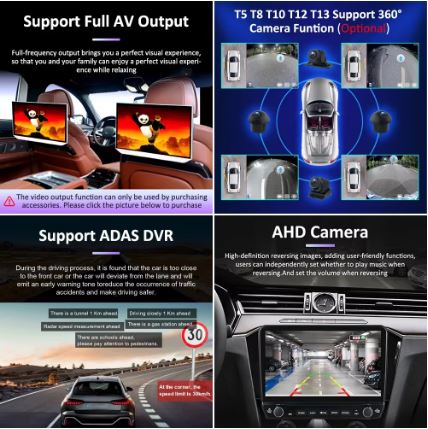 iCreative IPS 4G+64G Android 10 Car Radio Multimedia Player For VW Tiguan NF 2006 - 2016 - Electromann SA
