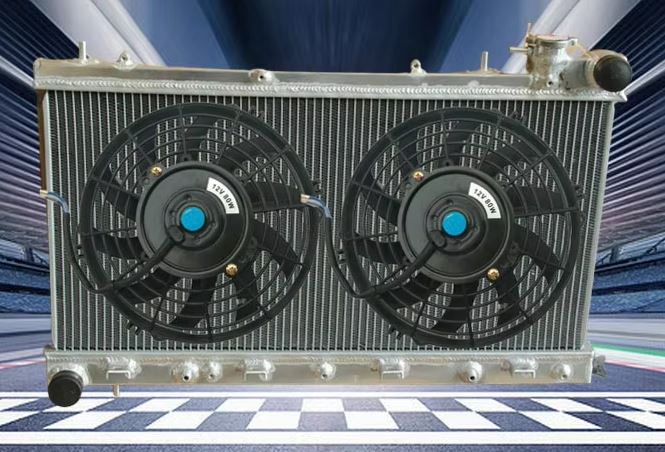 Aluminum Radiator for Subaru Forester and Impreza Outback 2.2L 2.5L EJ25 EJ22 Engine 1998-2002 - Electromann SA