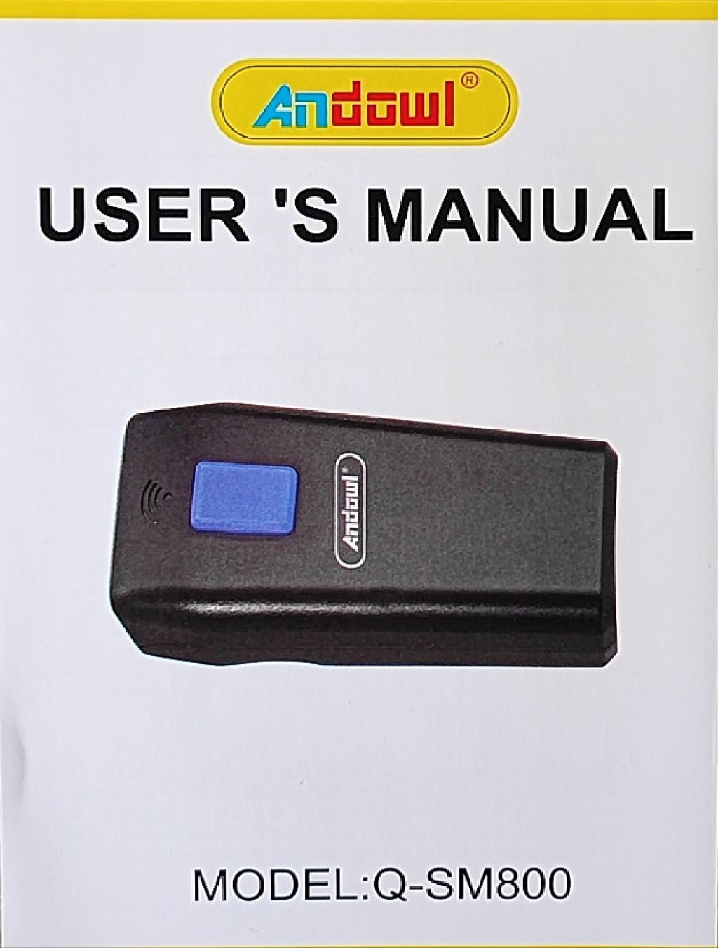 Andowl Q-SM800 Handheld Wireless Barcode Scanner - Electromann SA