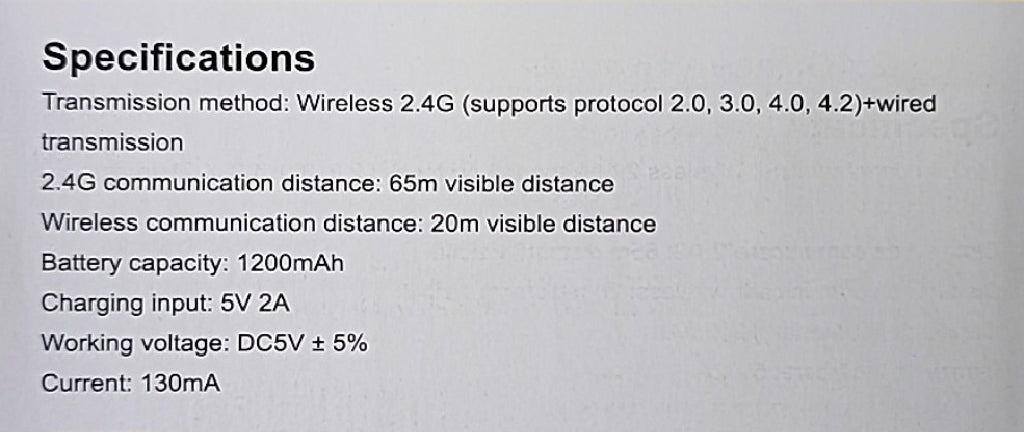 Andowl Q-SM800 Handheld Wireless Barcode Scanner - Electromann SA