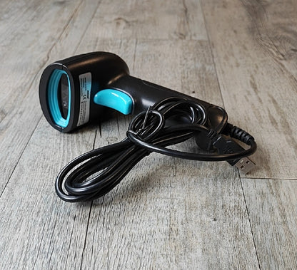 Andowl Q-SM55B 2.4GHZ Wirless and USB Wired Barcode Scanner - Electromann SA