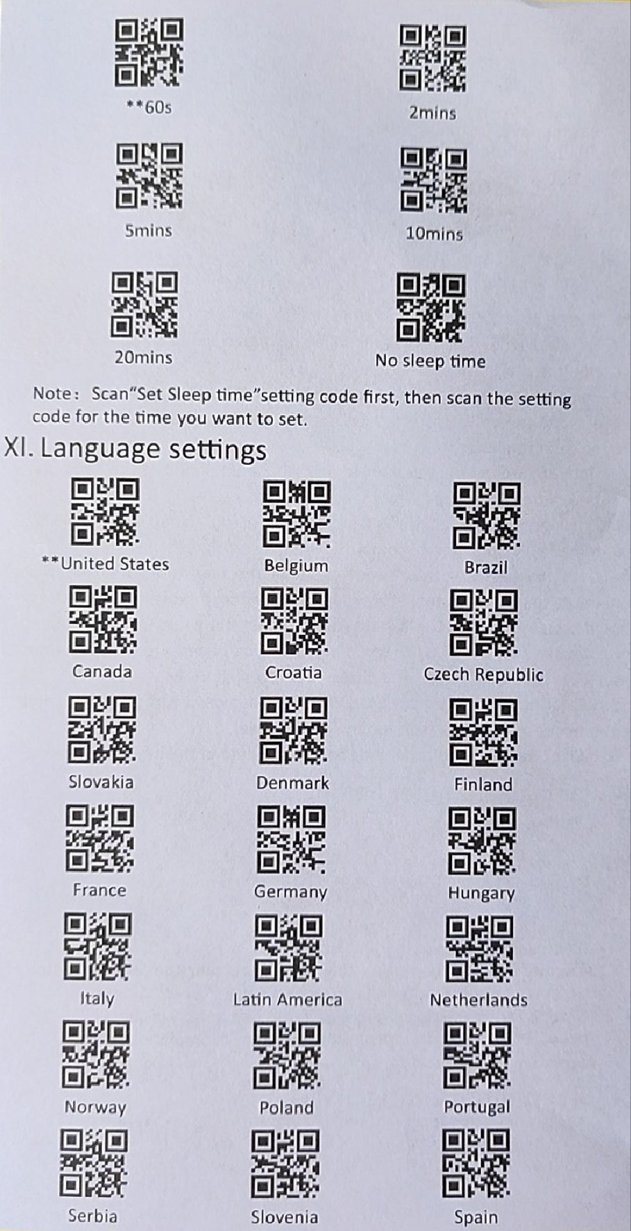 Andowl Q-SM55B 2.4GHZ Wirless and USB Wired Barcode Scanner - Electromann SA