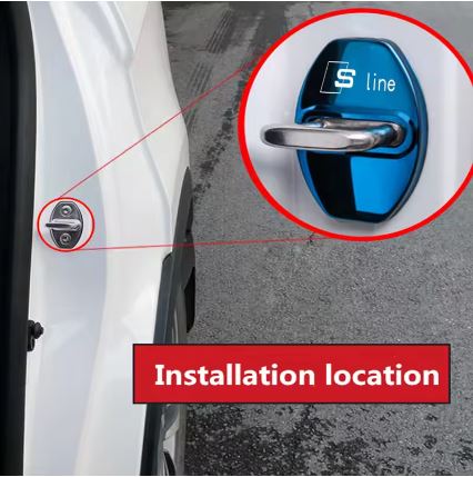 4pcs Door Lock Covers Audi Vehicles - Electromann SA
