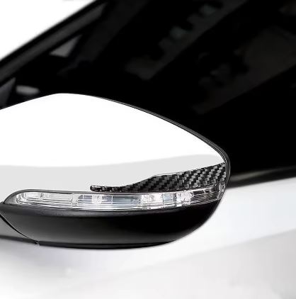 2pcs Carbon Fiber Look Rear View Mirror Gel Sticker for Audi Vehicles - Electromann SA