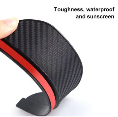 Carbon Fiber Look Car Rear View Mirror Rain Covers for Audi S-line Vehicles - Electromann SA