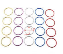 4Pcs Set Car Center Console Air Condition Vents Outlet Inner Ring Cover Trim Decoration for Audi Vehicles - Electromann SA