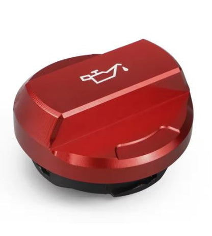 BEVINSEE Aluminum Engine Oil Filler Cap for Audi/VW Vehicles Blue - Electromann SA