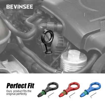BEVINSEE Oil Dipstick Handle for Audi VW EA888 Gen3 1.8/2.0L Engines - Electromann SA