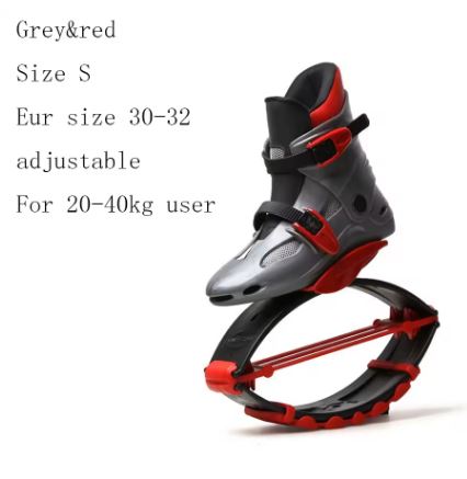 Jumping and Bouncing Exercise Shoes Grey and Red - Electromann SA