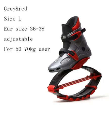 Jumping and Bouncing Exercise Shoes Red and Grey - Electromann SA