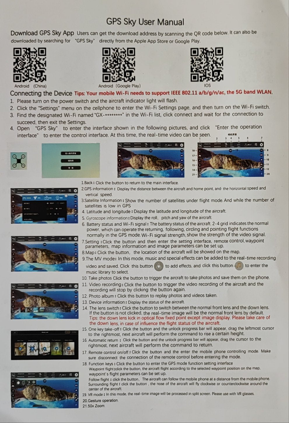 DEMO Andowl F30 GPS 4K HD Camera Wifi Foldable Drone - Electromann SA