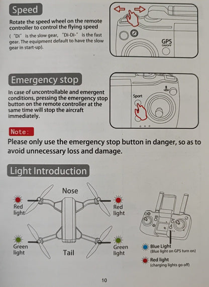 DEMO Andowl F30 GPS 4K HD Camera Wifi Foldable Drone - Electromann SA