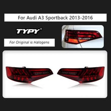 LED Tail lights for Audi A3 2013-2016 with Dynamic Turn Signals - Electromann SA