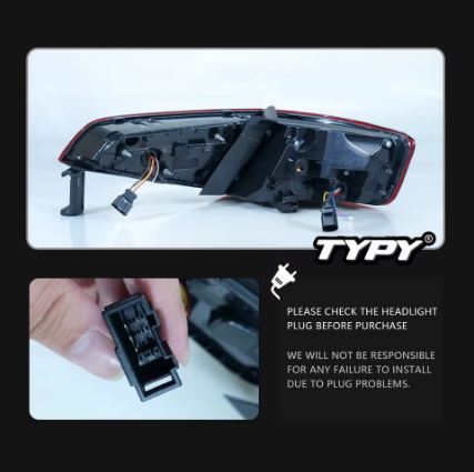 LED Tail lights for Audi A3 2013-2016 with Dynamic Turn Signals - Electromann SA