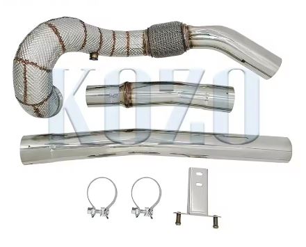 Downpipe Exhaust Pipe Kit for Audi A3/S3 2.0 Turbo and MK7/7.5 Golf R Quattro - Electromann SA