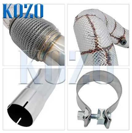 Downpipe Exhaust Pipe Kit for Audi A3/S3 2.0 Turbo and MK7/7.5 Golf R Quattro - Electromann SA