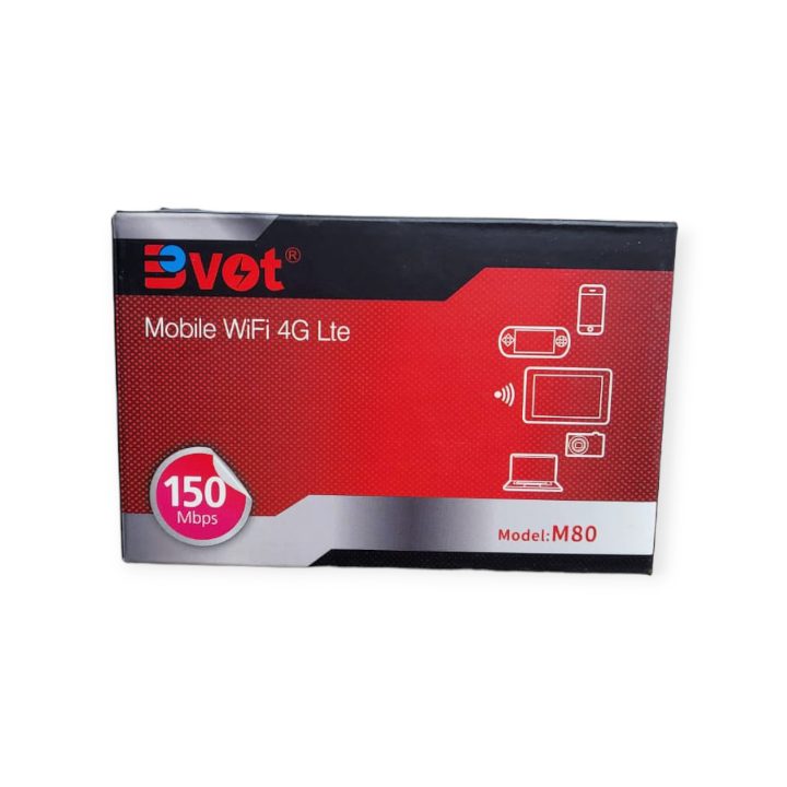 Bvot M80 Portable Mobile Pocket Wi-Fi Router 4G LTE - Electromann SA