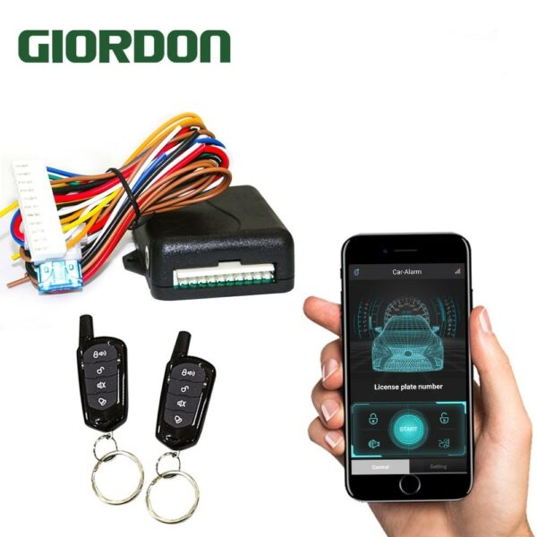 GIORDON Wireless Car Key with Remote Control System - Electromann SA