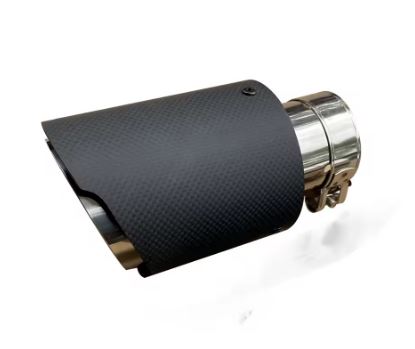 1Piece Universal 76mm Single-Outlet Stainless Steel Muffler Exhaust Tip - Electromann SA