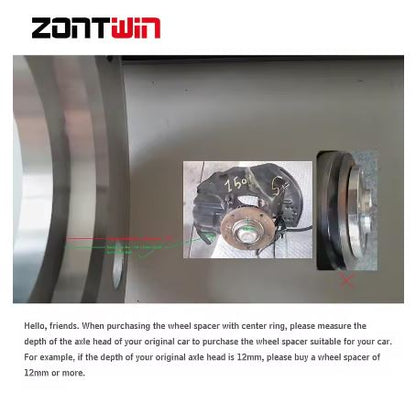 2Pieces 20mm Wheel Spacers PCD 5x112 CB 66.5mm 5 Lug for Mercedes Benz and Audi Vehicles - Electromann SA