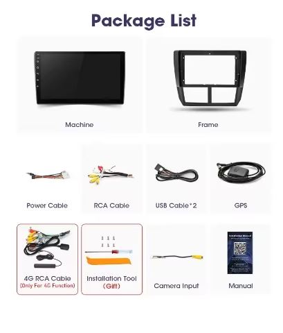 Srnubi Android 13 Carplay Car Radio For Subaru Impreza WRX/STI, Forester 3 SH 2007-2013 2 Din Multimedia Player 2 din Head Unit - Electromann SA