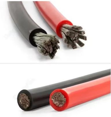 Heat Resistant Silicone Wire 10 Gauge Flexible Silicone Electric Cable for Car Auto Solar Panel Inverter Battery - Electromann SA