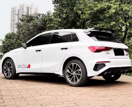 Universal Forged Carbon Look ABS Material Rear Trunk Spoiler For Audi A3/A1/Q2/Q3/Q5/Q7 - Electromann SA