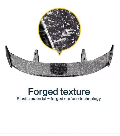 Universal Forged Carbon Look ABS Material Rear Trunk Spoiler For Audi A3/A1/Q2/Q3/Q5/Q7 - Electromann SA