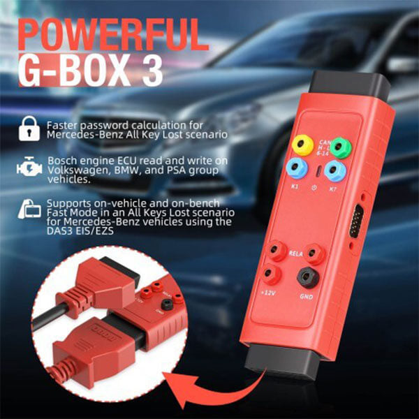 Autel G-Box 3 Tool | Mercedes Benz Key Programming (Addon for IM608 / IM508 + XP400) - Electromann SA