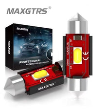 MAXGTRS Super Bright 31mm Festoon Warm White Canbus Led Bulb for Car Interior Interior Lighting - Electromann SA