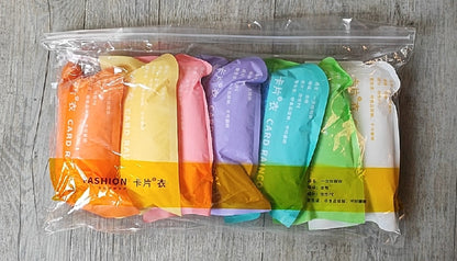 7Pack 1Piece Portable Disposable Multi-Color Travel Raincoat Set - Electromann SA