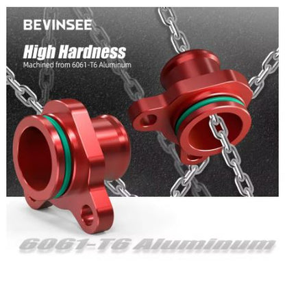 BEVINSEE Aluminum Coolant Port Fitting Upgrade for BMW - Electromann SA