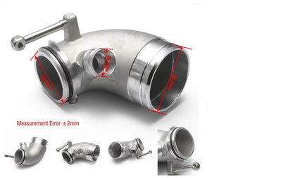 High Velocity Inlet Turbo Elbow Pipe for Golf Mk7 GTI R Audi S3 A3 TT 1.8T 2.0T - Electromann SA