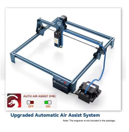 SCULPFUN S30 24W 30L/Min Laser Air Assist Pump Air Compressor Nozzle - Electromann SA