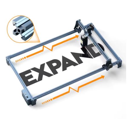 SCULPFUN S9 90W Effect Laser Engraving Machine Ultra-thin Laser Beam Shaping Technology Acrylic Engraver Cut Machine 410x420mm - Electromann SA