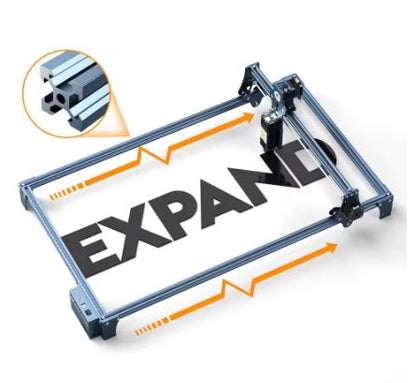 SCULPFUN S9 90W Effect Laser Engraving Machine Ultra-thin Laser Beam Shaping Technology Acrylic Engraver Cut Machine 410x420mm - Electromann SA