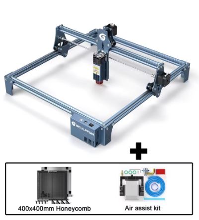SCULPFUN S9 90W Effect Laser Engraving Machine Ultra-thin Laser Beam Shaping Technology Acrylic Engraver Cut Machine 410x420mm - Electromann SA