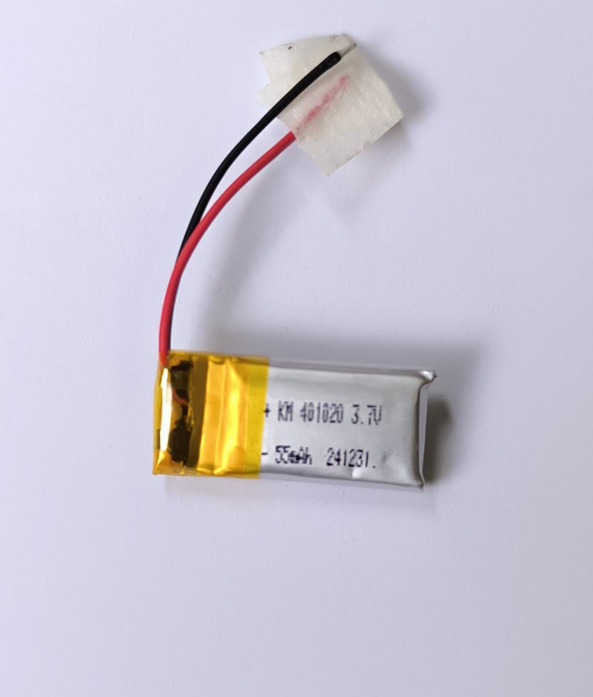 Replacement 3.7v 55mah Lithium Battery for VT05 DIY Live Web Based Vehicle GPS Tracker - Electromann SA