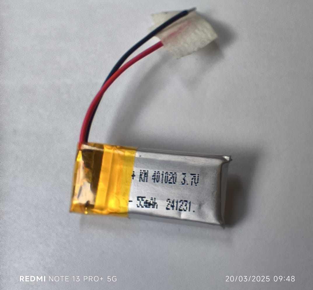 Replacement 3.7v 55mah Lithium Battery for VT05 DIY Live Web Based Vehicle GPS Tracker - Electromann SA