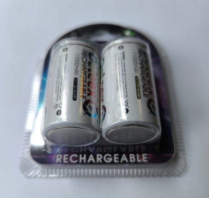 Deleex D R20 1.2v 5000mah Rechargeable Ni-Mh 2pc Battery Pack - Electromann SA