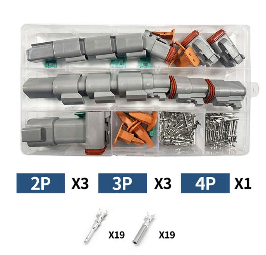 Buy the 45pc Waterproof Deutsch Type Electrical Connector Set for Reliable and Secure Connections