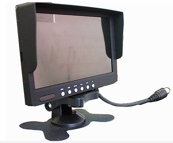 4 Way Input 7 Inch TFT LCD Monitor for Car/Bus/Truck Rear View Camera Display