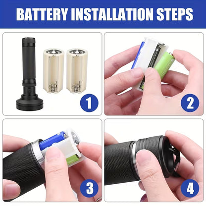 100 LED Ultraviolet UV 395nm Flashlight - Powerful Tool for Detecting Counterfeit Currency, Pet Stains, Bed Bugs, and Scorpions (10006768) - Electromann SA