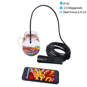 Wifi Wireless Borescope Camera 8MM 1080P HD Inspection Camera 5M