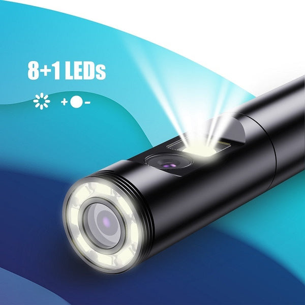 2Meter 5.5mm DUAL Lens 4.3 Inch IPS Screen Industrial Endoscope