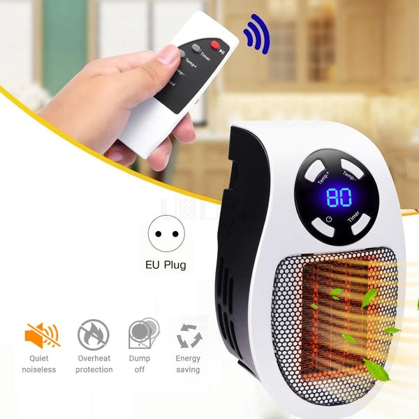 500W Portable Electric Wall Powered Heater